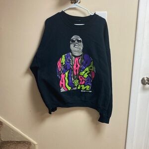 Black Graphic Sweater